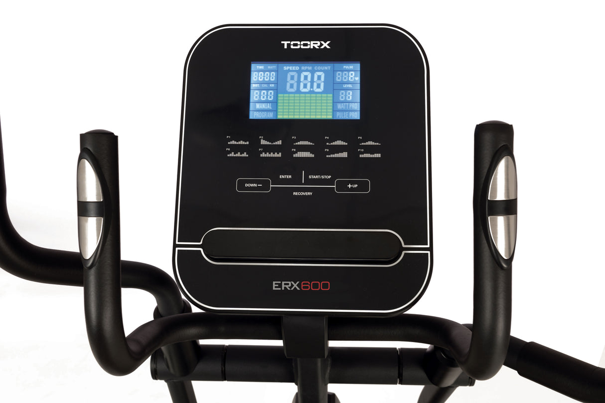 Ellittica Elettromagnetica ERX-600 HRC a volano anteriore richiudibile elettromagnetica con ricevitore wireless APP Ready 3.0 -compatibile KINOMAP e ZWIFT