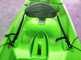 kayak fishing canoa GIL 2.0 BIG MAMA KAYAK canoa monoposto da 254 cm + 2 p.canne interni + seggiolino + pagaia - GIALLO