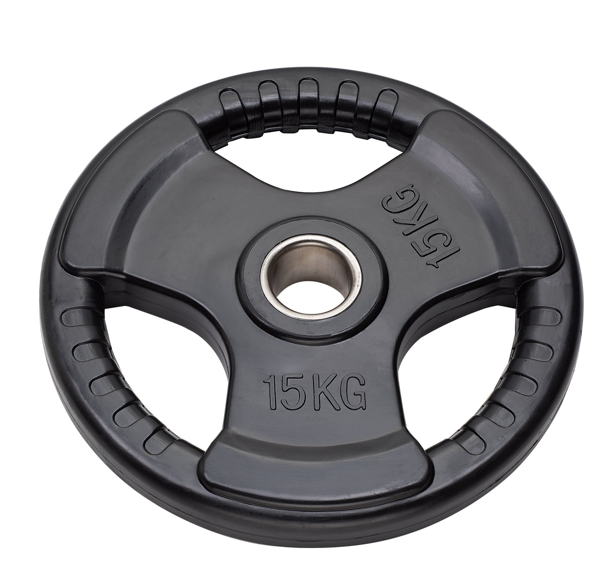 Disco Olimpico Gommato Ruviso Tri-Grip - foro 50 mm - DGGD-P