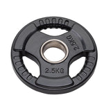 Disco Olimpico Gommato Ruviso Tri-Grip - foro 50 mm - DGGD-P