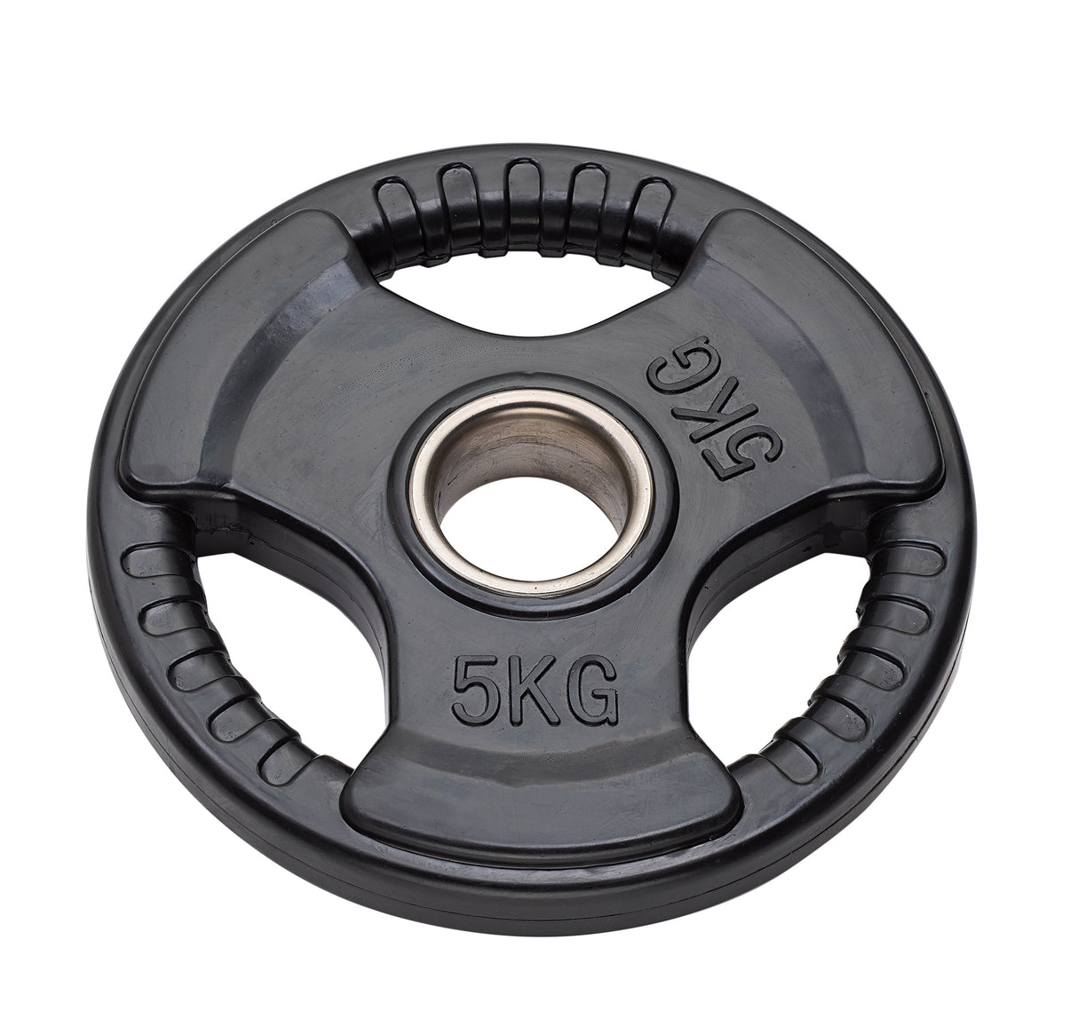 Disco Olimpico Gommato Ruviso Tri-Grip - foro 50 mm - DGGD-P