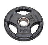 Disco Olimpico Gommato Ruviso Tri-Grip - foro 50 mm - DGGD-P