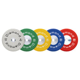 Disco Bumper Competizione Pro - diam. 45 cm - Monoblocco centrale in acciaio pieno - Linea Diamond  - Cod. DOCD-PN
