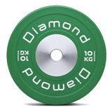 Disco Bumper Competizione Pro - diam. 45 cm - Monoblocco centrale in acciaio pieno - Linea Diamond  - Cod. DOCD-PN