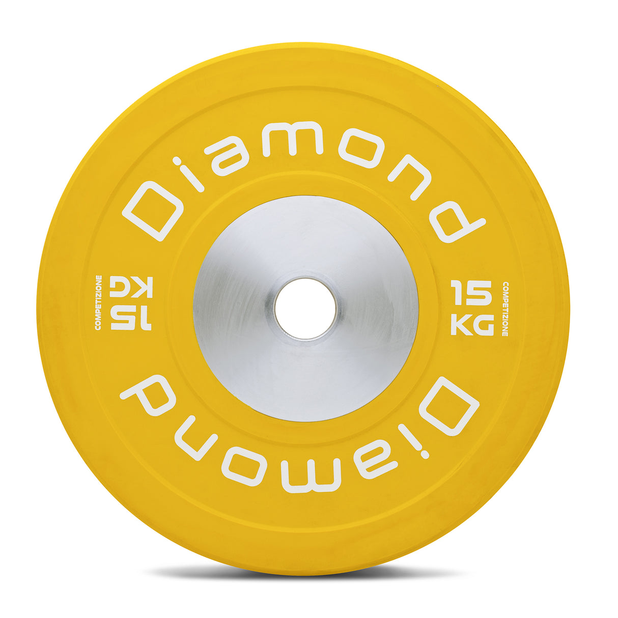 Disco Bumper Competizione Pro - diam. 45 cm - Monoblocco centrale in acciaio pieno - Linea Diamond  - Cod. DOCD-PN