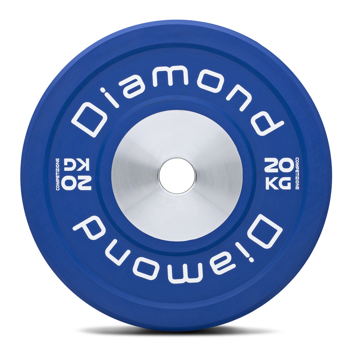 Disco Bumper Competizione Pro - diam. 45 cm - Monoblocco centrale in acciaio pieno - Linea Diamond  - Cod. DOCD-PN