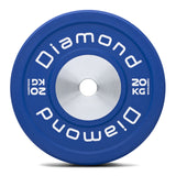 Disco Bumper Competizione Pro - diam. 45 cm - Monoblocco centrale in acciaio pieno - Linea Diamond  - Cod. DOCD-PN