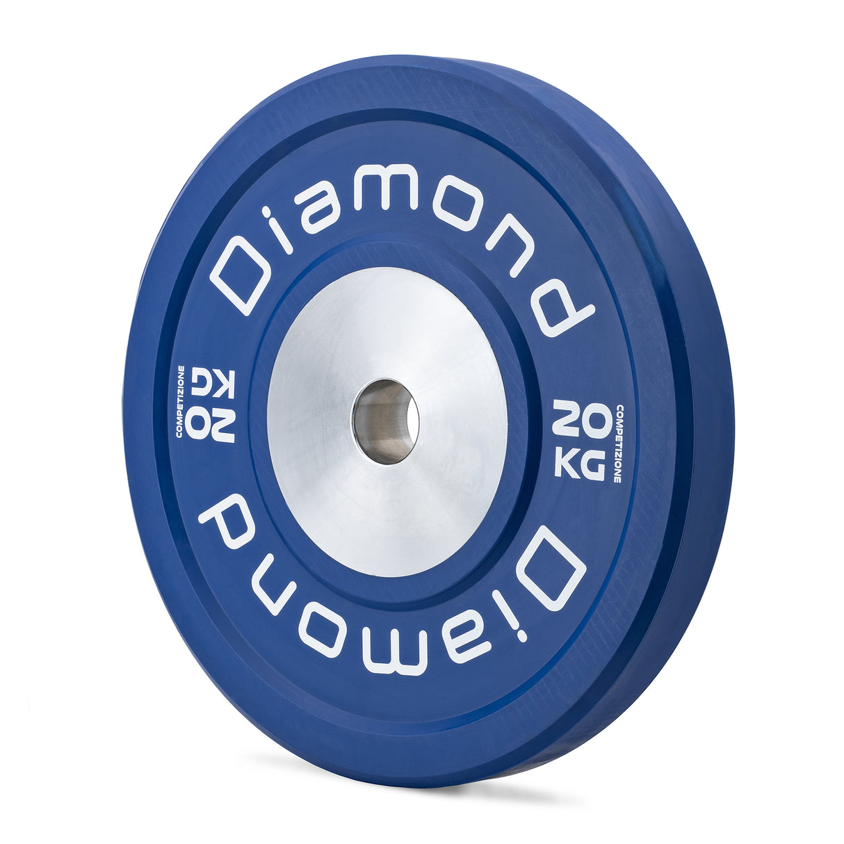 Disco Bumper Competizione Pro - diam. 45 cm - Monoblocco centrale in acciaio pieno - Linea Diamond  - Cod. DOCD-PN