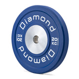 Disco Bumper Competizione Pro - diam. 45 cm - Monoblocco centrale in acciaio pieno - Linea Diamond  - Cod. DOCD-PN