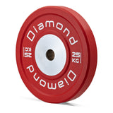 Disco Bumper Competizione Pro - diam. 45 cm - Monoblocco centrale in acciaio pieno - Linea Diamond  - Cod. DOCD-PN