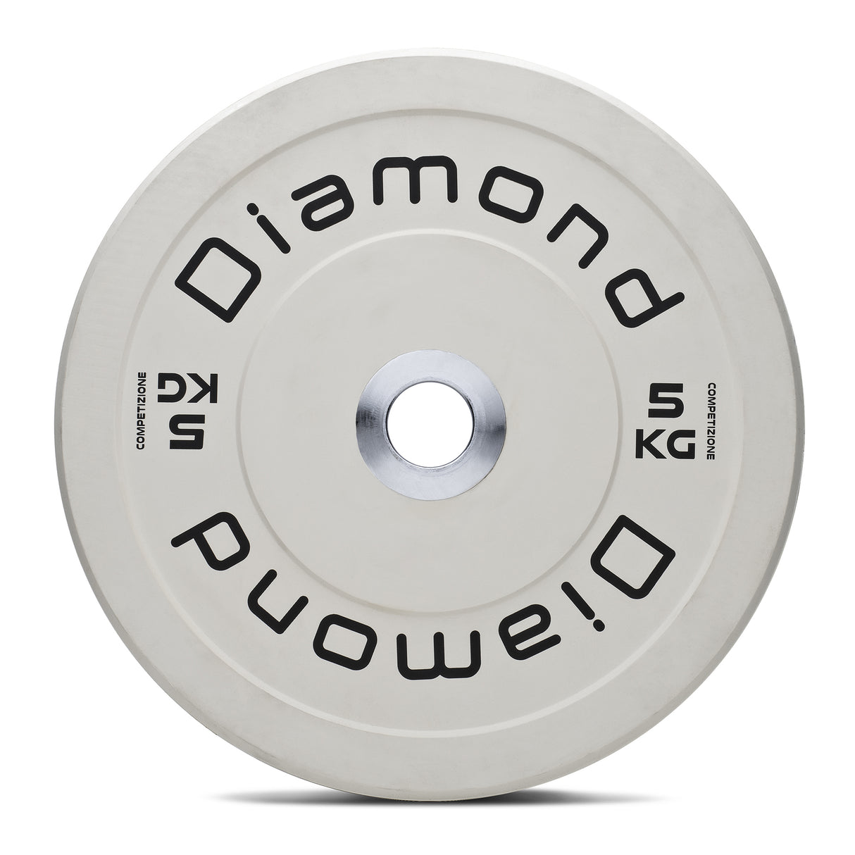 Disco Bumper Competizione Pro - diam. 45 cm - Monoblocco centrale in acciaio pieno - Linea Diamond  - Cod. DOCD-PN