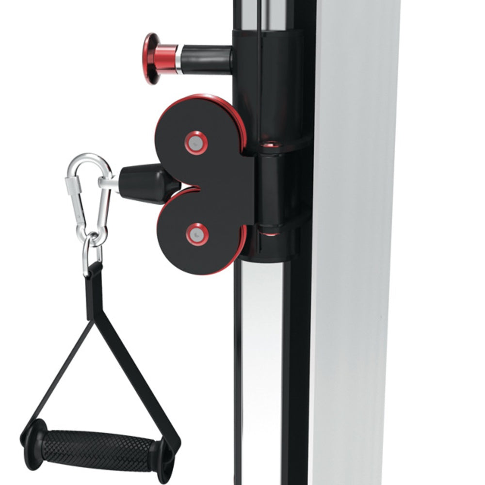 Poliercolina Dual Cross Cable PRX-3500 Doppio Pacco Pesi in Acciaio 50 kg cad Salvaspazio Linea Toorx Chrono Pro Line