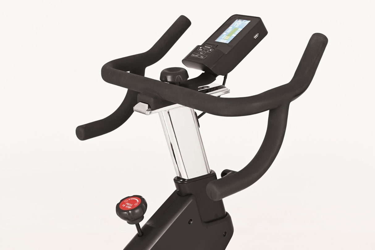 PROMO Gym Bike SRX-EVOLVE HRC elettromagnetica con ricevitore wireless e fascia cardio inclusa TOORX - APP READY. iConsole+ Kinomap+ Zwift