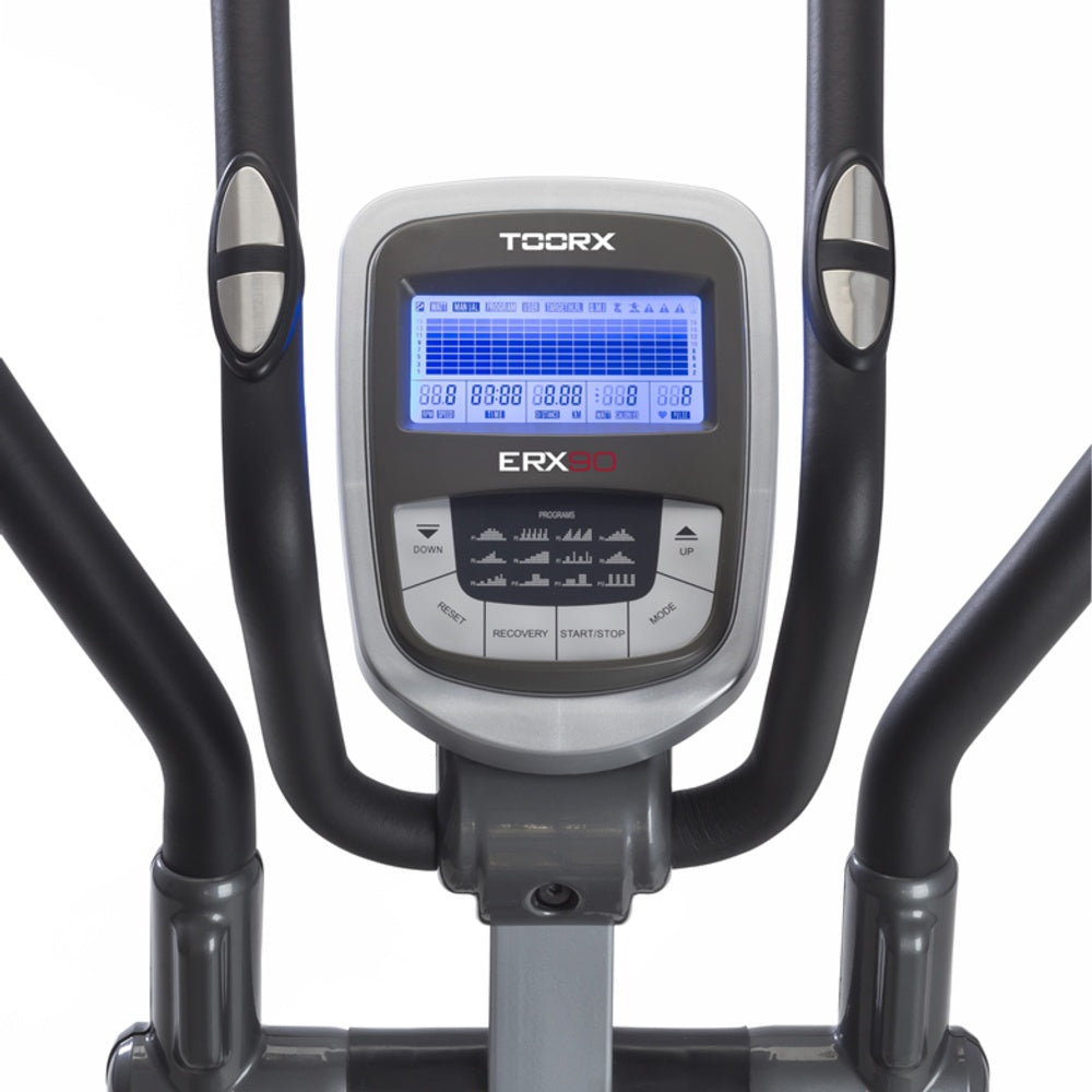 Ellittica Elettromagnetica ERX-90 HRC Linea Toorx Massa volanica peso 14 kg Peso massimo utilizzatore 120 kg