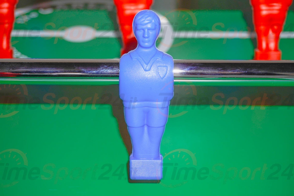 Calciobalilla G 500 Weatherproof bianco con Aste Uscenti piano gioco in vetro Garlando con in omaggio 50 Palline + Copertina Impermeabile + piedini