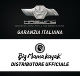 BIG MAMA KAYAK A PEDALI TRIKEN 380 Revolution con Pulpito Inox + Piastra sgancio rapido + motore HASWING Cayman 55lb cod. HSW50743_152 funzione ancora e GPS per MARE e LAGO