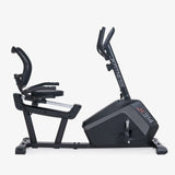 JK314 La nuova cyclette elettromagnetica recumbent- JK Fitness - ingresso facilitato - volano 9 kg bilanciata e pedivella da 17 cm