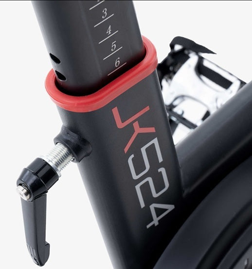 Jk524 Gym Bike Indoor Cycle magnetica - trasmissione a cinghia + Ricev. cardio + predisposizione apps Zwift* e Kinomap*