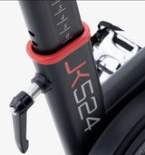 Jk524 Gym Bike Indoor Cycle magnetica - trasmissione a cinghia + Ricev. cardio + predisposizione apps Zwift* e Kinomap*