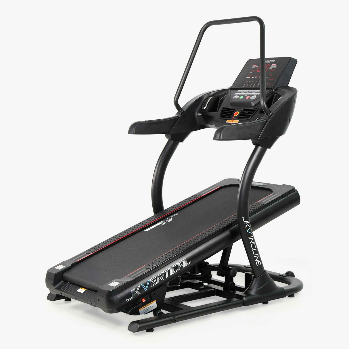 Nuovo tapis roulant JKV-INCLINE - JK vertical line- inclinazione da +40% a – 5% - motore AC da 4.0 HP-speakers BT+predisposizione apps Kinomap e Zwift