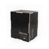 PLYO BOX LEGNO BLACK GRIP (60-60-75 cm) - Linea Diamond - Cod. PBD-BG