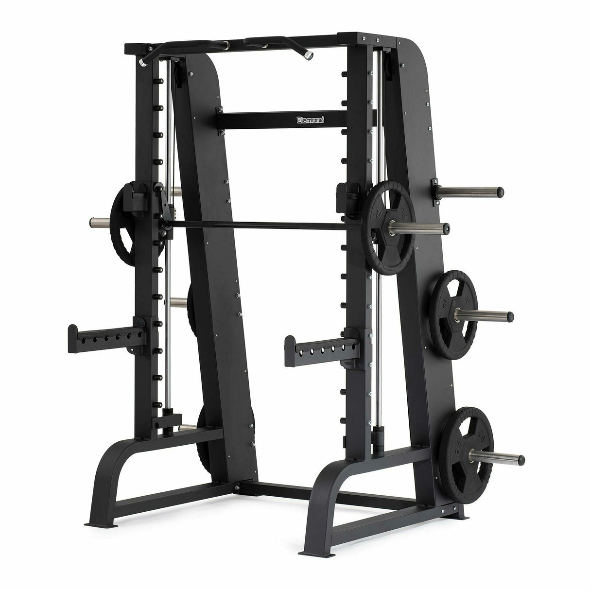 Smith Machine + Postazione Rack - Plate Loaded Linea Diamond cod. PL-SMITHMACHINE-N