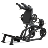 Hack Squat con sistema di blocco al piede- Plate Loaded Linea Diamond cod. PL-HACKSQUAT
