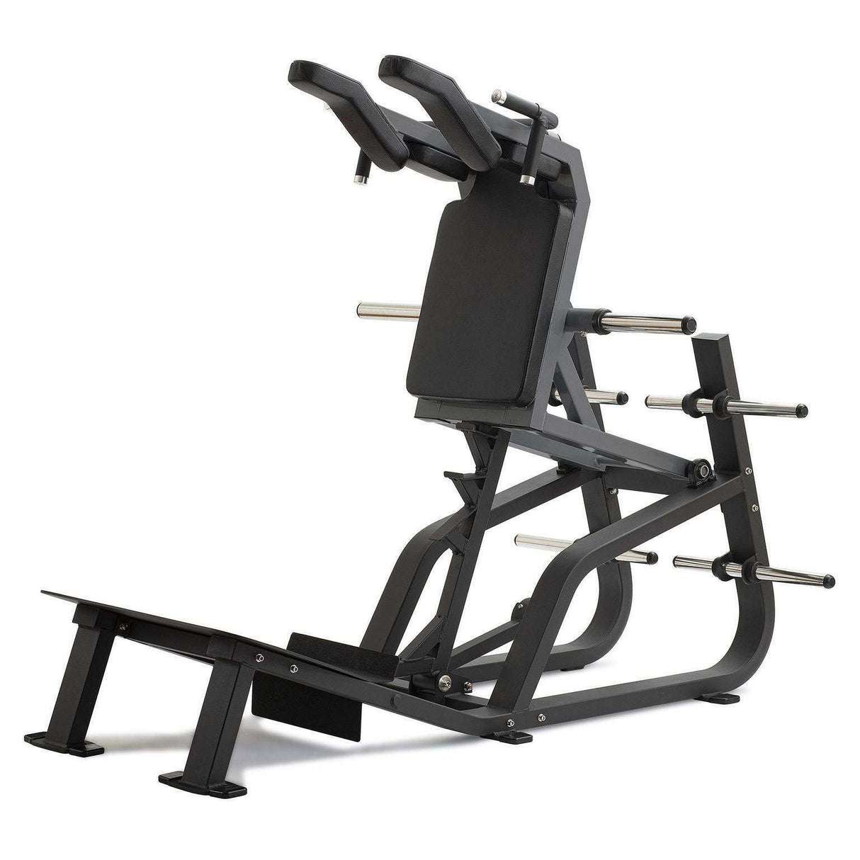 Hack Squat con sistema di blocco al piede- Plate Loaded Linea Diamond cod. PL-HACKSQUAT