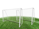 Coppia di Porte da calcio regolamentare PRO CHAMP 3 x 2 metri tubo extra large da 80 mm con rete inclusa - BIGAMMA