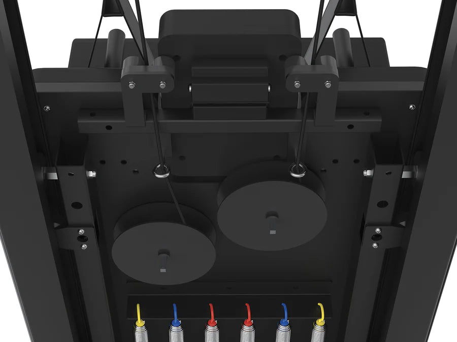 Reformer in Alluminio full track PTX 8000 Black Pearl-  linea Lifeness di Toorx- Cod. PTX-8000BP