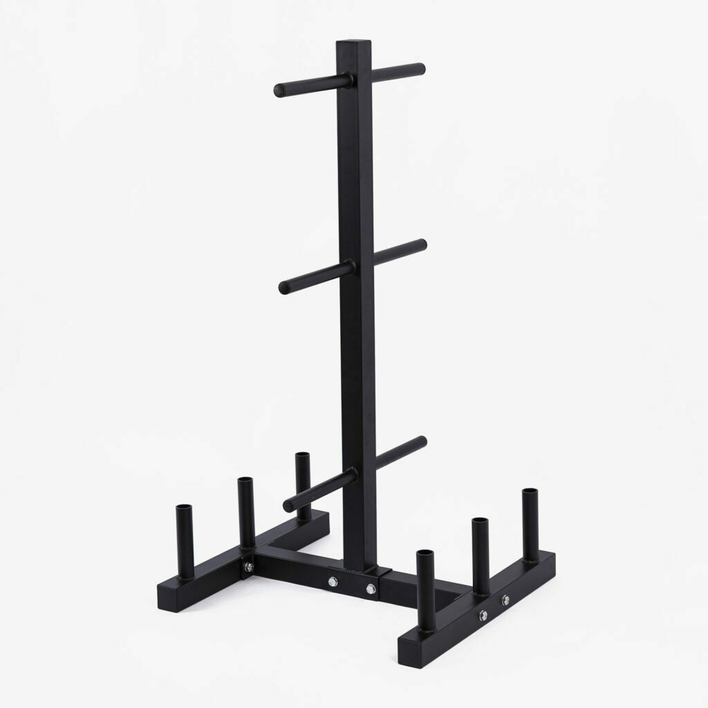Rastrelliera RDBJ della linea JK vertical fitness - porta bilancieri, dischi - misure 60,5 x 54,5 cm H 111 cm.