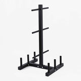 Rastrelliera RDBJ della linea JK vertical fitness - porta bilancieri, dischi - misure 60,5 x 54,5 cm H 111 cm.