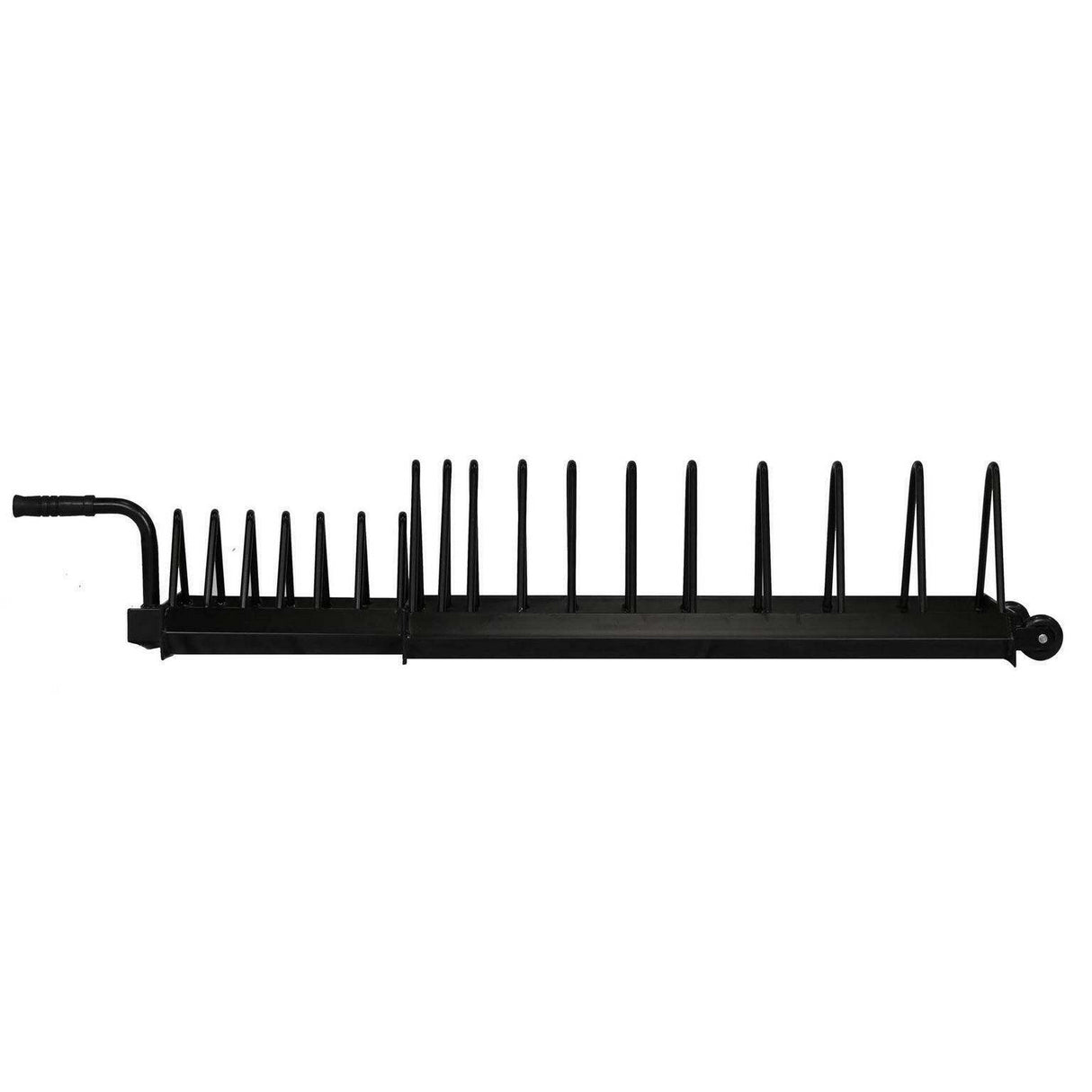 RASTRELLIERA DISCHI OLIMPICI BUMPER - 10 divisori bumper + 6 divispri microcarichi - Linea DIAMOND - Cod. RDO