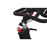 Indoor bike S53 Diamond Fitness monta un volano di massa pari a 25 kg - regolabile in verticale su 12 livelli (step 1,5 cm) e in orizzontale micrometricamente
