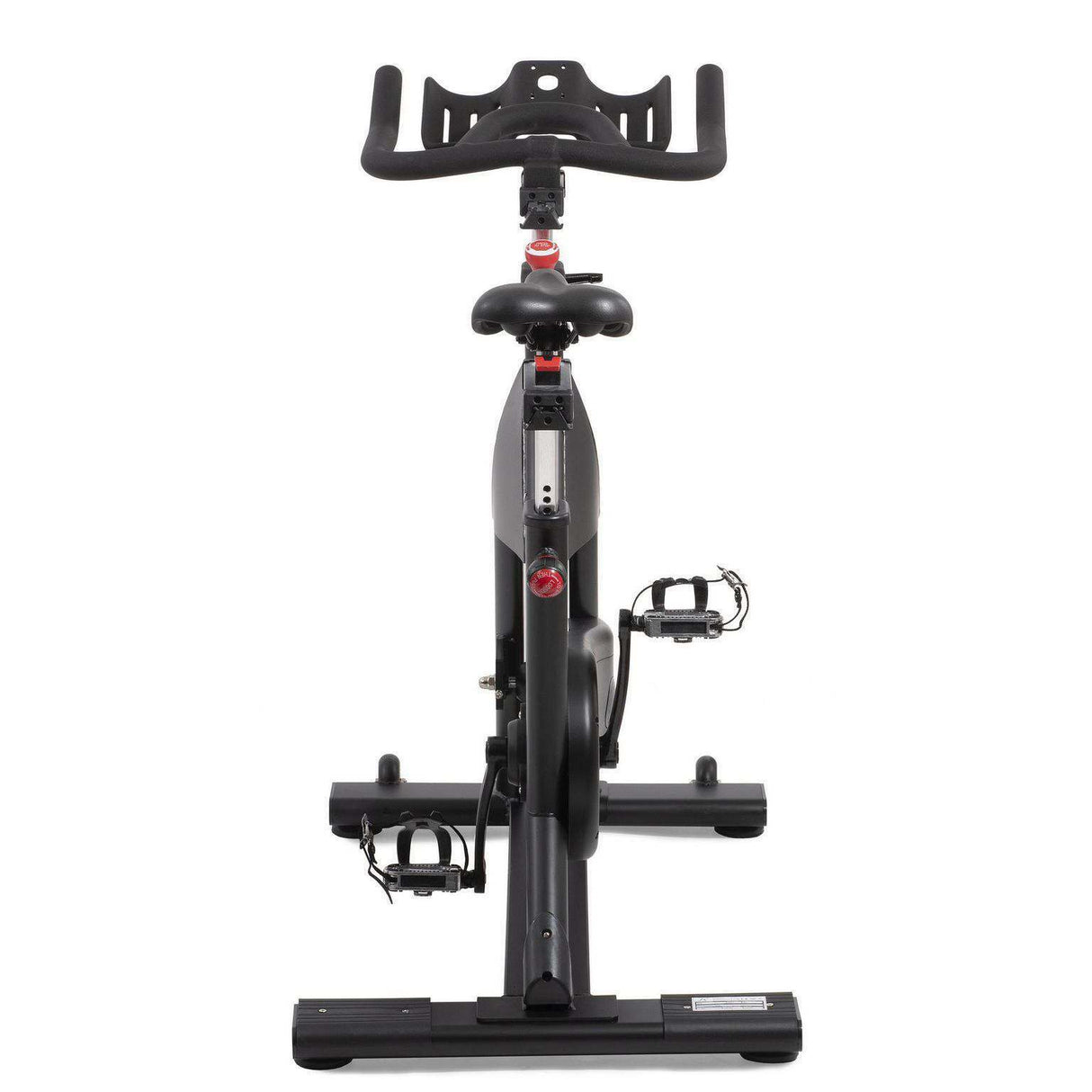 Indoor bike S53 Diamond Fitness monta un volano di massa pari a 25 kg - regolabile in verticale su 12 livelli (step 1,5 cm) e in orizzontale micrometricamente