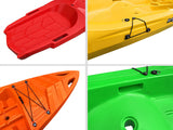 Canoa monoposto Skippy 2.0 Expedition Big Mama Kayal - Kayak 305 cm con 1 posto adulto + 1 bambino + pagaia + seggiolino (FULL PACK) - GIALLO
