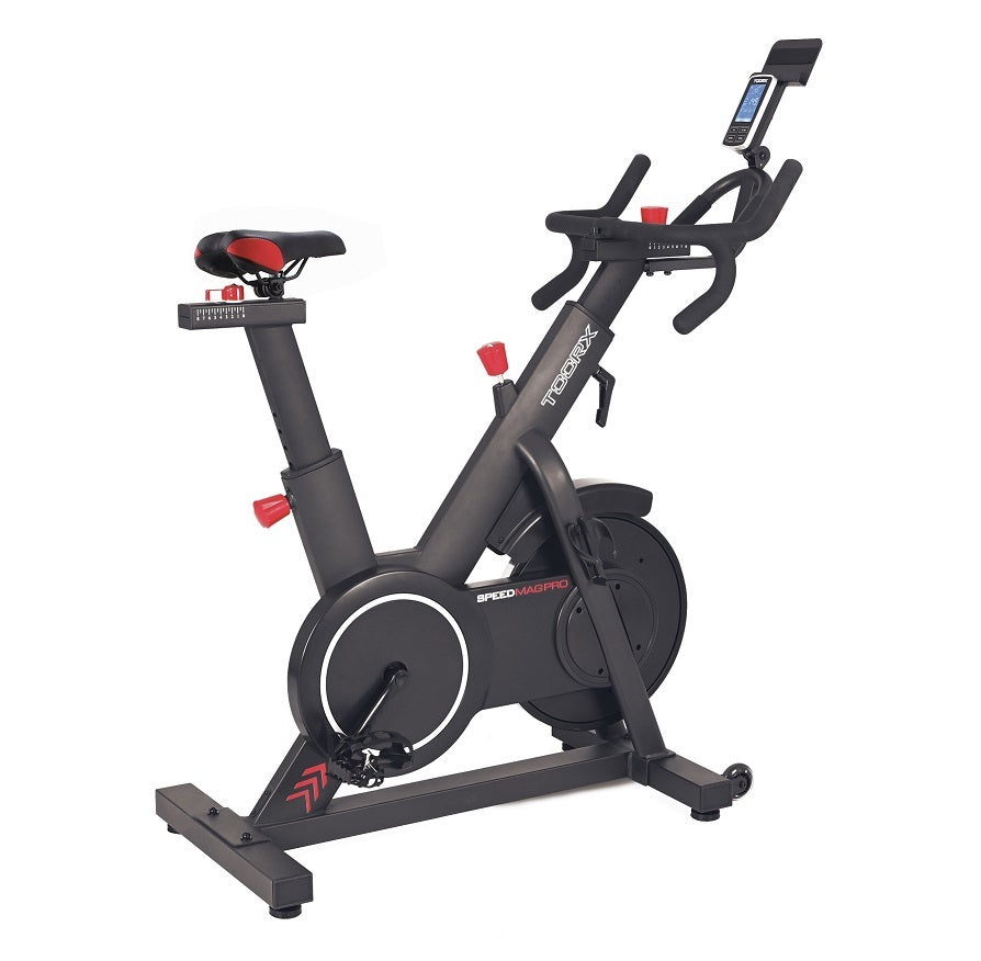 PROMO Gym Bike SRX-SPEED MAG PRO con Sistema Frenante Magnetico Ricevitore Wireless e fascia cardio inclusa APP READY 3.0 compatibile con ZWFIT e Kinomap TOORX