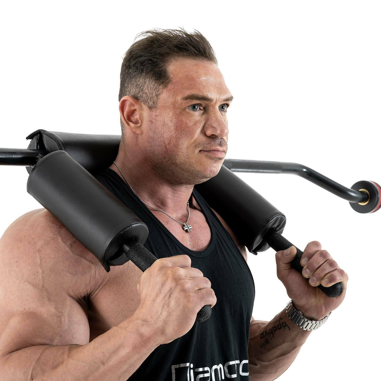SAFETY SQUAT BAR 220 CM - Cod. SSBD220- LINEA DIAMOND