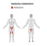 S750 ADDUCTOR - Weight Stack 90 Kg - Linea Diamond Professional Strenght - Cod. WS750-ADDUCTOR