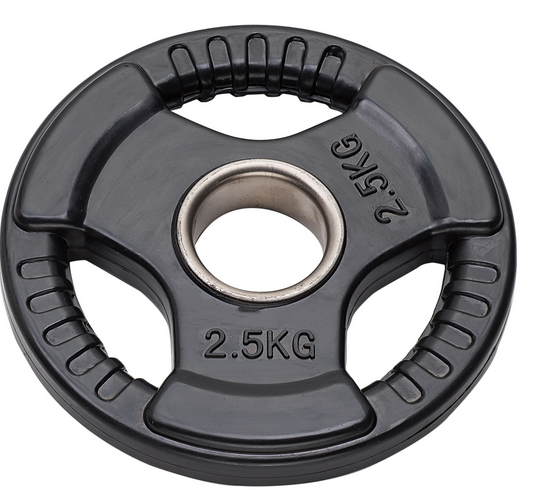 DISCO GHISA OLIMPICO GOMMATO TRI-GRIP - DGGD2,5 2,5 Kg - LINEA DIAMOND