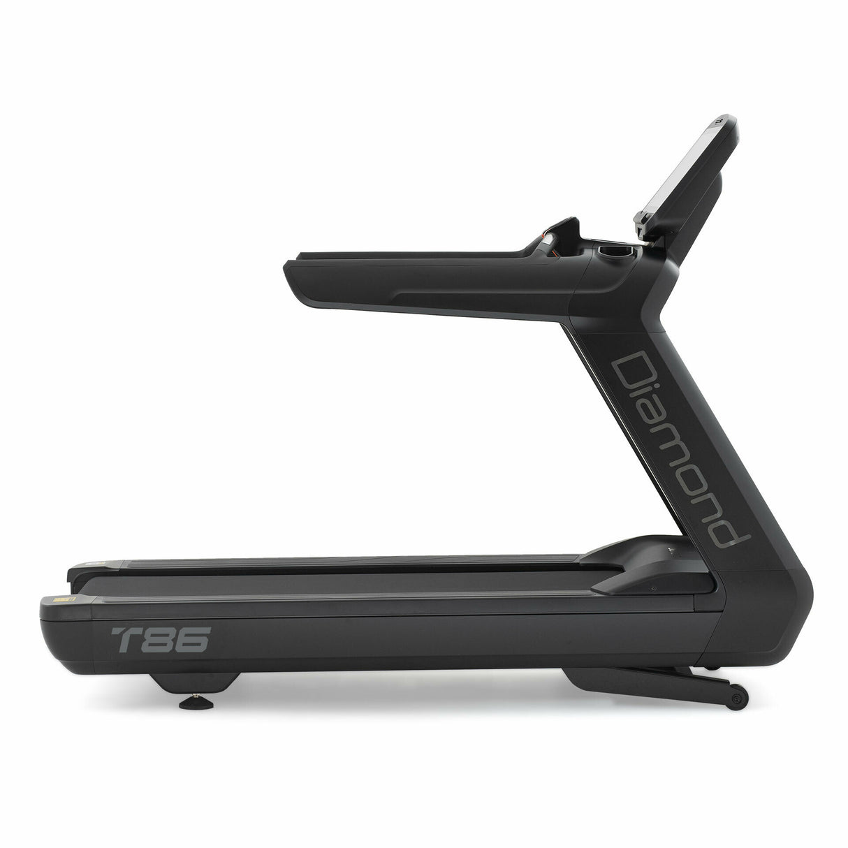 T-86 Treadmill T86 DIAMOND l’inclinazione della pedana possibile anche in negativo fino al -3% ed un potente motore a corrente alternata da 7,0 Hp- Professionale linea DIAMOND - Cod.T96