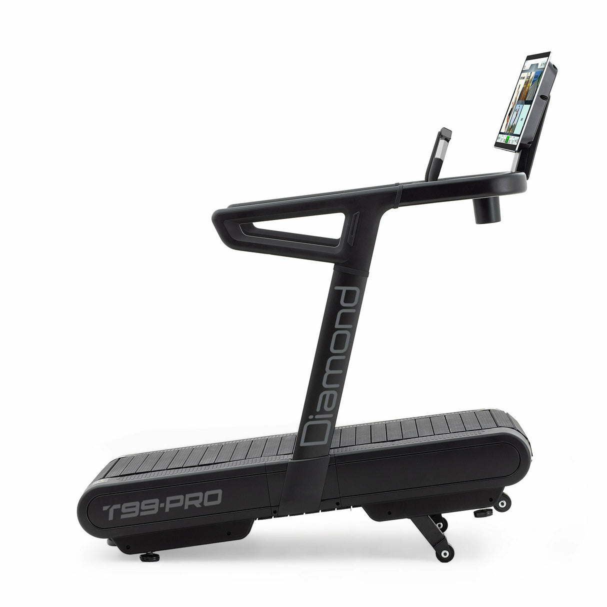 T99- PRO Tapis Roulant cingolato servomotere - 6,0 Hp 22 km/h - 550 x 1600 mm- Touch screen HD 23,8"-Inclinazione 15%- Linea Diamond- Cod.T99-PRO