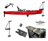 BIG MAMA KAYAK A PEDALI TRIKEN 380 Revolution con Pulpito Inox + Piastra sgancio rapido + motore HASWING Cayman 55lb cod. HSW50743_152 funzione ancora e GPS per MARE e LAGO