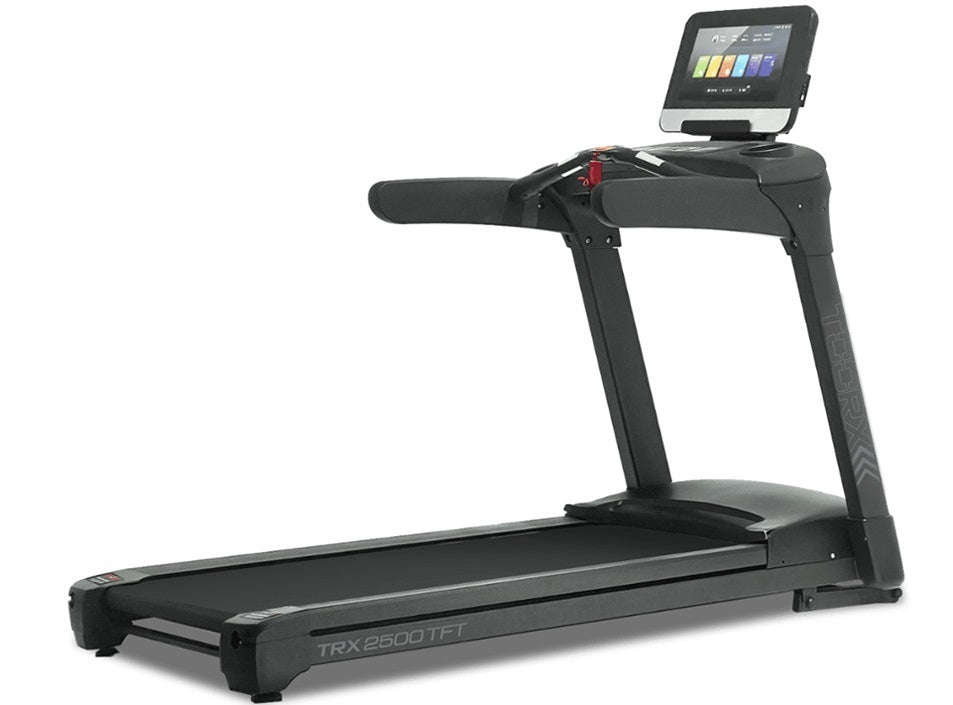 TRX-2500 TFT TAPIS ROULANT MOTORE AC fascia cardio inclusa APP READY 3.0 compatibile con Zwift e Kinomap - piano corsa 153 x 57 cm - velocità 24 km/h - peso max utente 150 kg TOORX