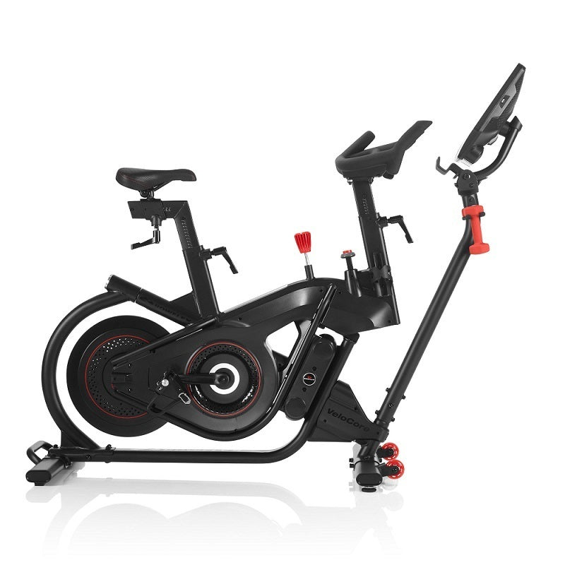 INDOOR BIKE VELOCORE BOWFLEX COD.BOW-VELOCORE TFT 16 + RICEVITORE E FASCIA CARDIO + BLUETOOTH compatibile con App Zwift e Peloton , Netflix, Amazon Prime Video, Disney + e Hulu