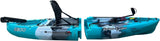 Kayak divisibile a pedali con pinne BIG MAMA START S300 monoposto componibile + motore BIXPY K1 Outboard Kit con batteria PP-378 Wh v4 + Adattatore Low Profile Thruhull Pedal Drive