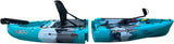 Kayak divisibile a pedali con pinne BIG MAMA START S300 + 2 portacanne orientabili