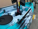 Kayak divisibile a pedali con pinne BIG MAMA START S300 monoposto componibile