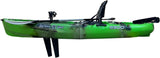 Kayak divisibile a pedali con pinne BIG MAMA START S300 colore Olive