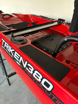 BIG MAMA KAYAK A PEDALI TRIKEN 380 Revolution con Pulpito Inox + Piastra sgancio rapido + motore HASWING Cayman 55lb cod. HSW50743_152 funzione ancora e GPS per MARE e LAGO